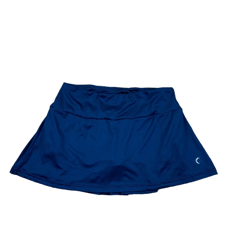 Zyia Active Navy Blue Chill Clubhouse Skirt Skort L Pickle Ball Tennis Golf